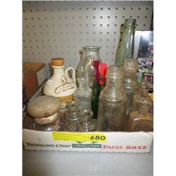 Vintage bottles & ceramics