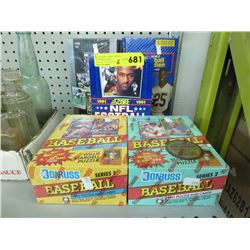 5 Boxes of trading cards