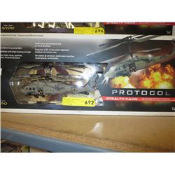 R/C Stealth Hawk helicopter