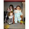 Image 1 : 5 Bisque head collector dolls