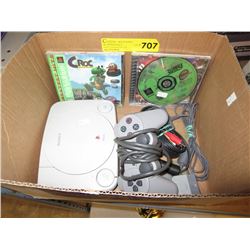 Sony PS1 with controller & 2 games