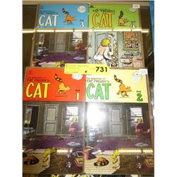 Issues 1-4 of The Adventures Of Fat Freddy's Cat