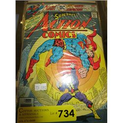 10 Collector comics w/ "1976 Action Superman"