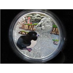 2014  Atlantic Puffin Silver coin & stamp set