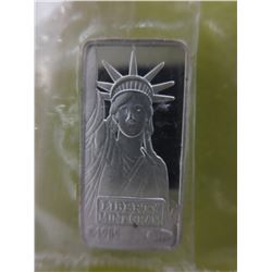 2 x .999 Silver 1985 Statue of Liberty bars
