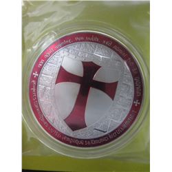 Sterling Silver finish Knight Templar coin