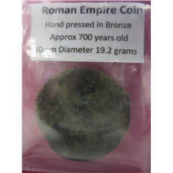 700 Year old 19.2g Roman Empire hand pressed coin