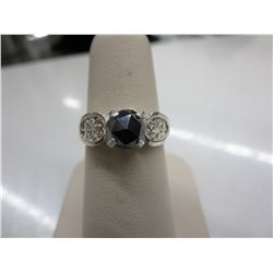 Sterling Silver Moissanite solitaire ring
