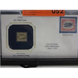 Replica inverted Jenny stamp 1st day cover