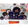 Image 1 : 13 Limoges miniature plates & tray