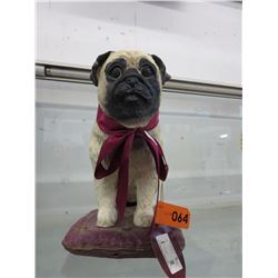 Pug dog statuette