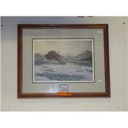 M.Visser commemorative print & stamp