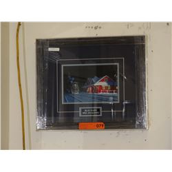 Framed print: "Blue River" by Max Jacquiard