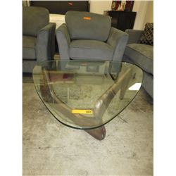 NEW - Glass top coffee table