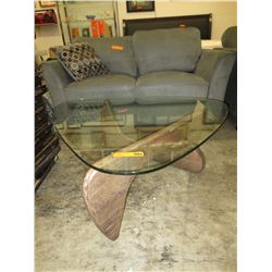 NEW - Glass top coffee table