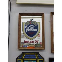 Old Vienna Lager advertising mirror