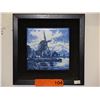 Image 1 : Framed Dutch tile - Classic Blue & White