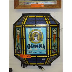 Electric Olympia beer sign - 2D