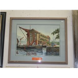 Original watercolour signed J. Moia