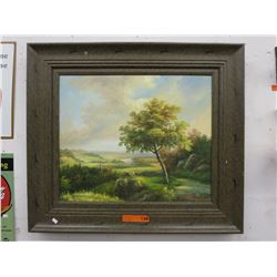 Original signed oil painting of a landscape