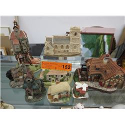 Lilliput Lane style house models - 8 pcs
