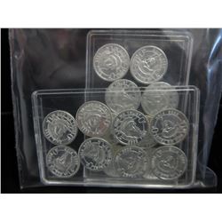 16 Statue of Liberty Motif Silver Rounds