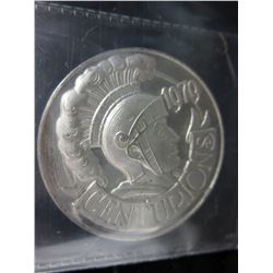 1986 Walt Disney Train Theme silver round
