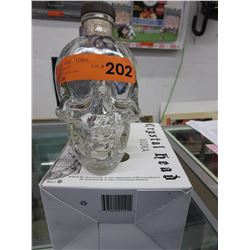 Dan Akroyd autographed Crystal Head  vodka bottle