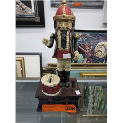 Cast metal Nutcracker bank - replica