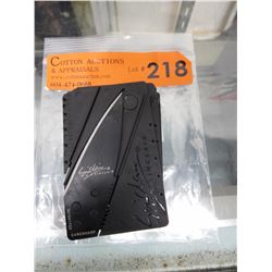 5 New card sharp credit card style knives