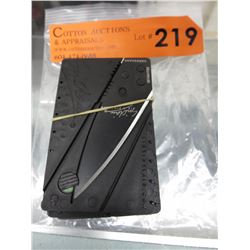 5 New card sharp credit card style knives