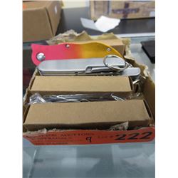 9 New knives - utility & folding style