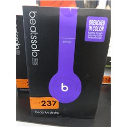 New on ear headphones - purple - replica