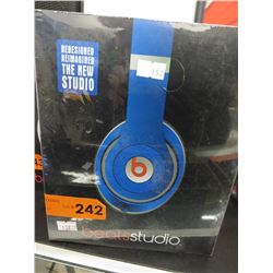 New on ear headphones - replica - Blue