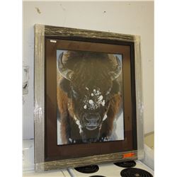 Framed print: "Winter Warrior" by Terry Isaac