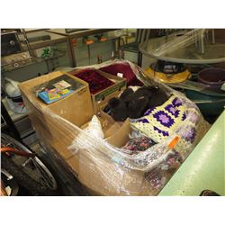 Skid of assorted household goods