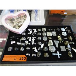 Fashion rings, assorted sizes