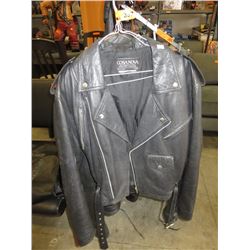 2 Leather jackets - used