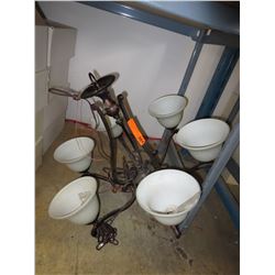 6 Shade chandelier light