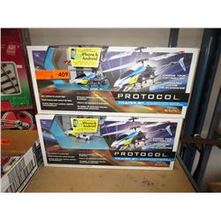 2 R/C Tracer Jet helicopters