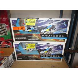 2 R/C Tracer Jet helicopters