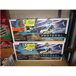 2 R/C Tracer Jet helicopters