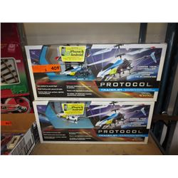 2 R/C Tracer Jet helicopters