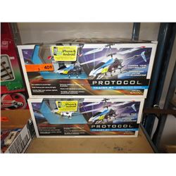 2 R/C Tracer Jet helicopters