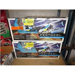 2 R/C Tracer Jet helicopters