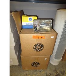 2 Cases of GE automotive bulbs