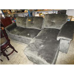 NEW microfiber 2 pc sectional - green