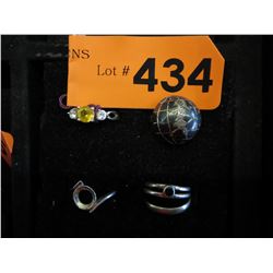 5 Sterling Silver rings - some are vintage
