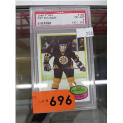 1980 Topps Ray Bourque graded card