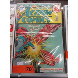 10 Collector comics w/ "1974 Action Superman"